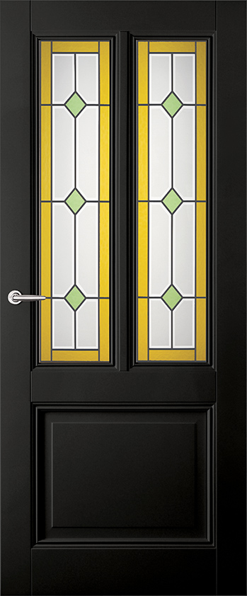 Zwarte binnendeur met glas ClassicBlack Aerdenhout