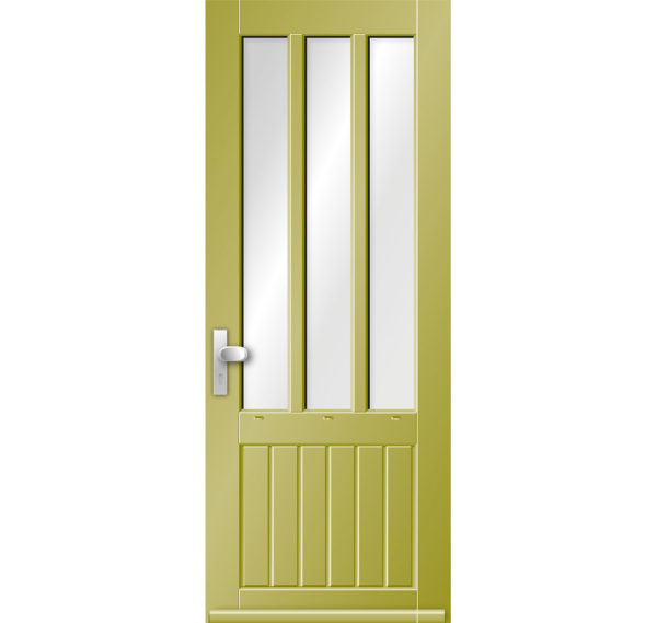 Model 6605N Hardhouten Voordeur