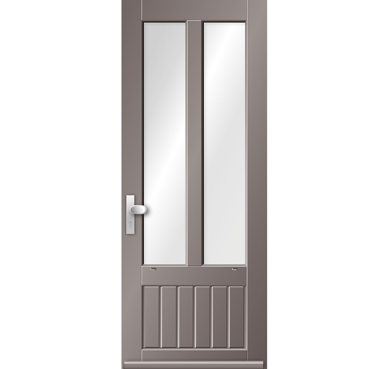 Model 6607N Hardhouten Voordeur