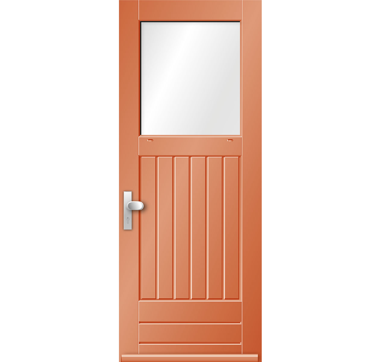 Model 6608N Hardhouten Voordeur