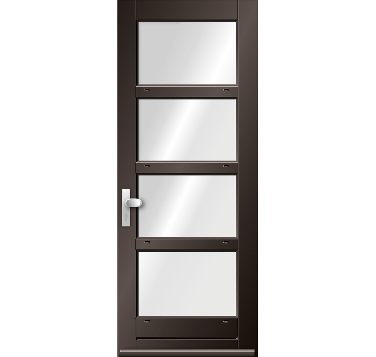 Model 6660N Hardhouten Voordeur