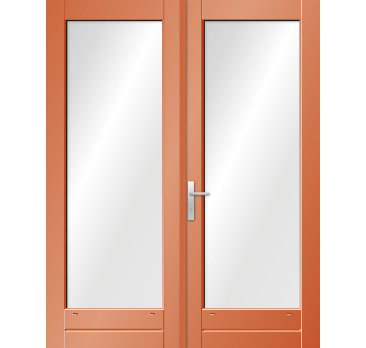 Model 7627N Hardhouten Tuindeurstel