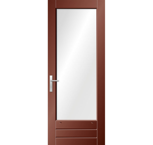 Model 7641N Hardhouten Achterdeur