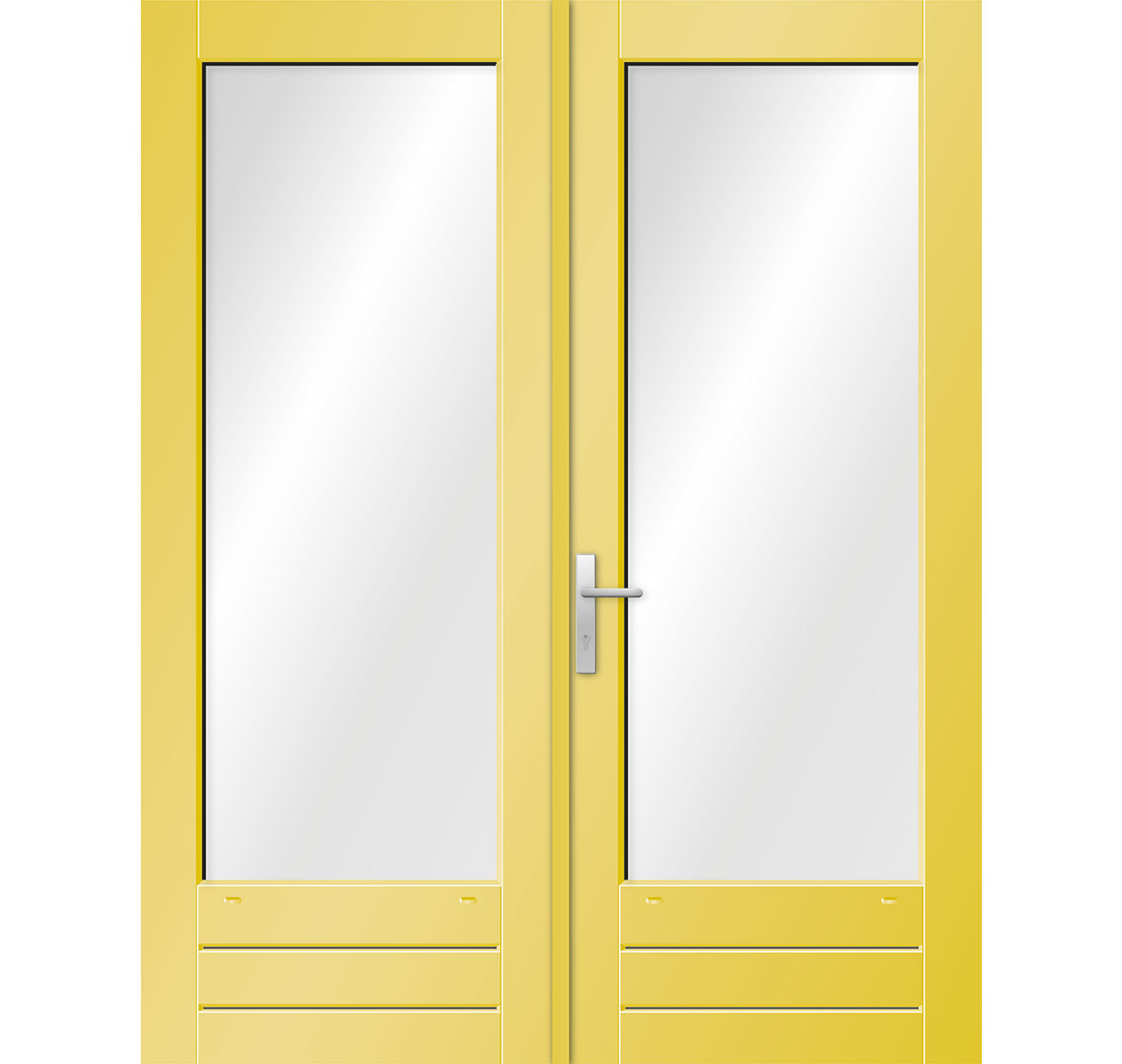 Model 7641N Hardhouten Tuindeurstel
