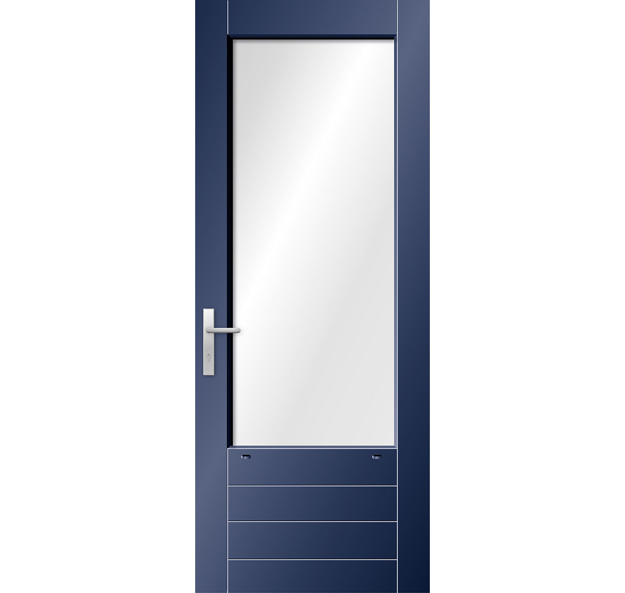 Model 7653LX Hardhouten Achterdeur