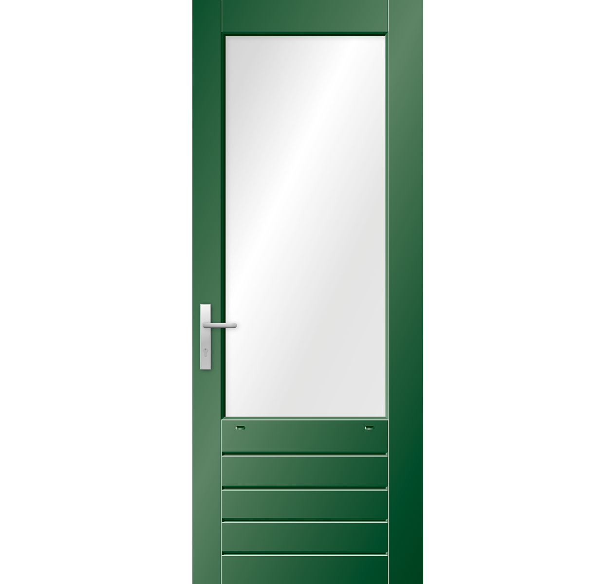 Model 7668N Hardhouten Achterdeur