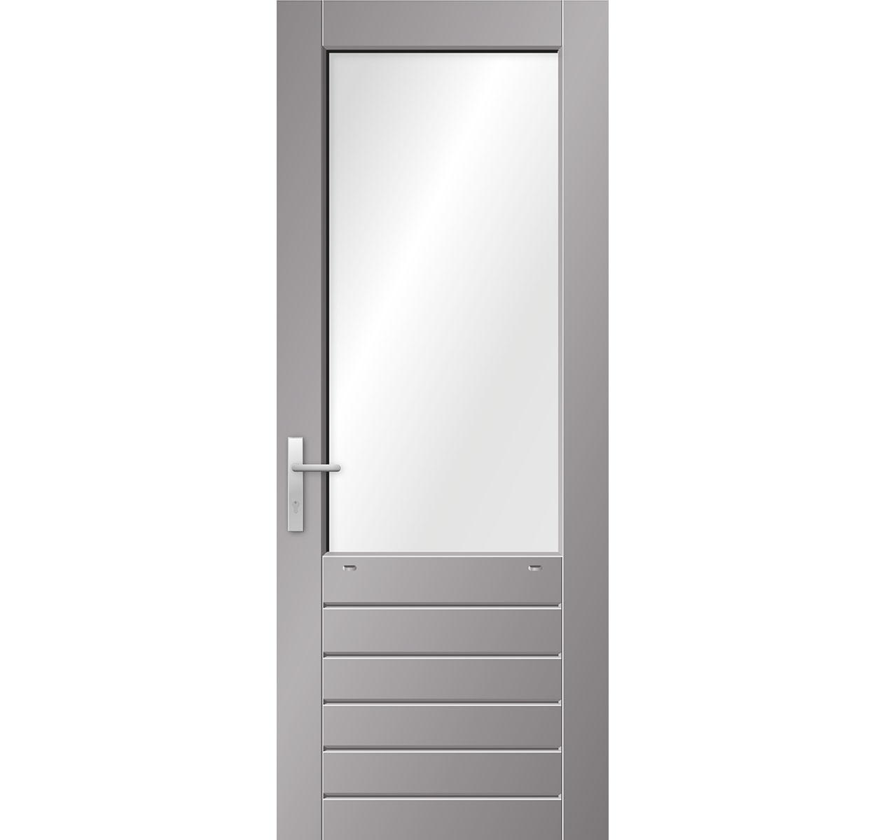 Model 7681N Hardhouten Achterdeur