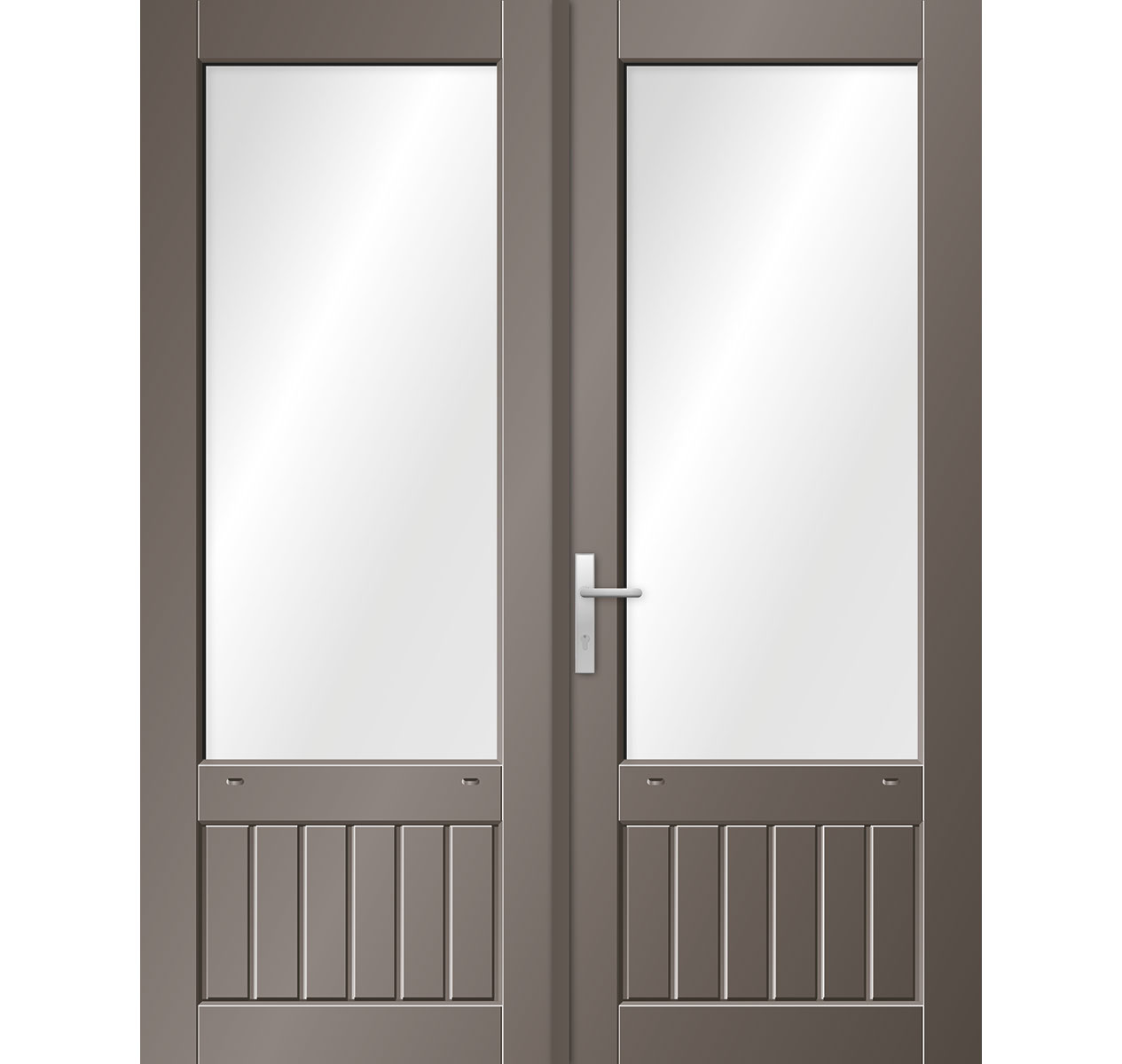 Model 8668N Hardhouten Tuindeurstel
