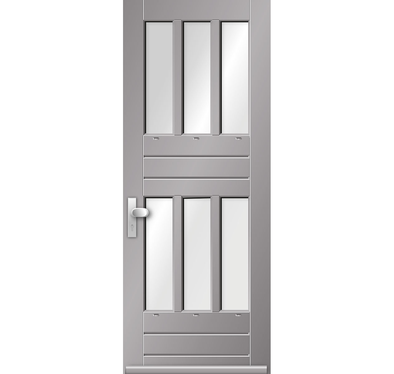 Model 9606N Hardhouten Voordeur