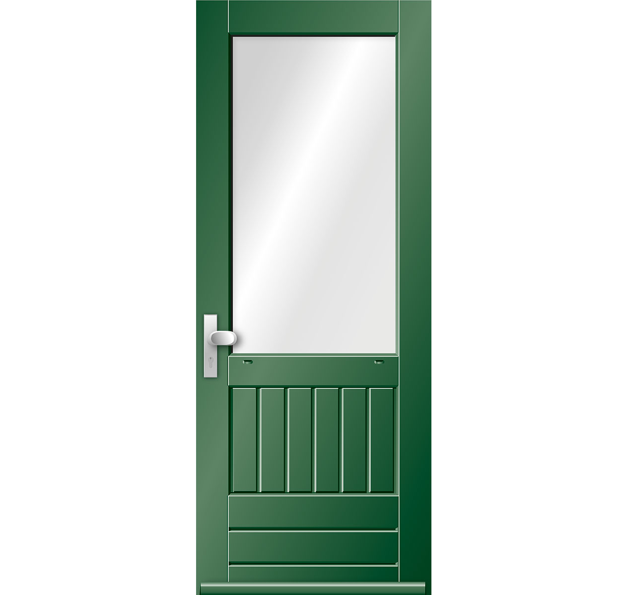 Model 9607N Hardhouten Voordeur