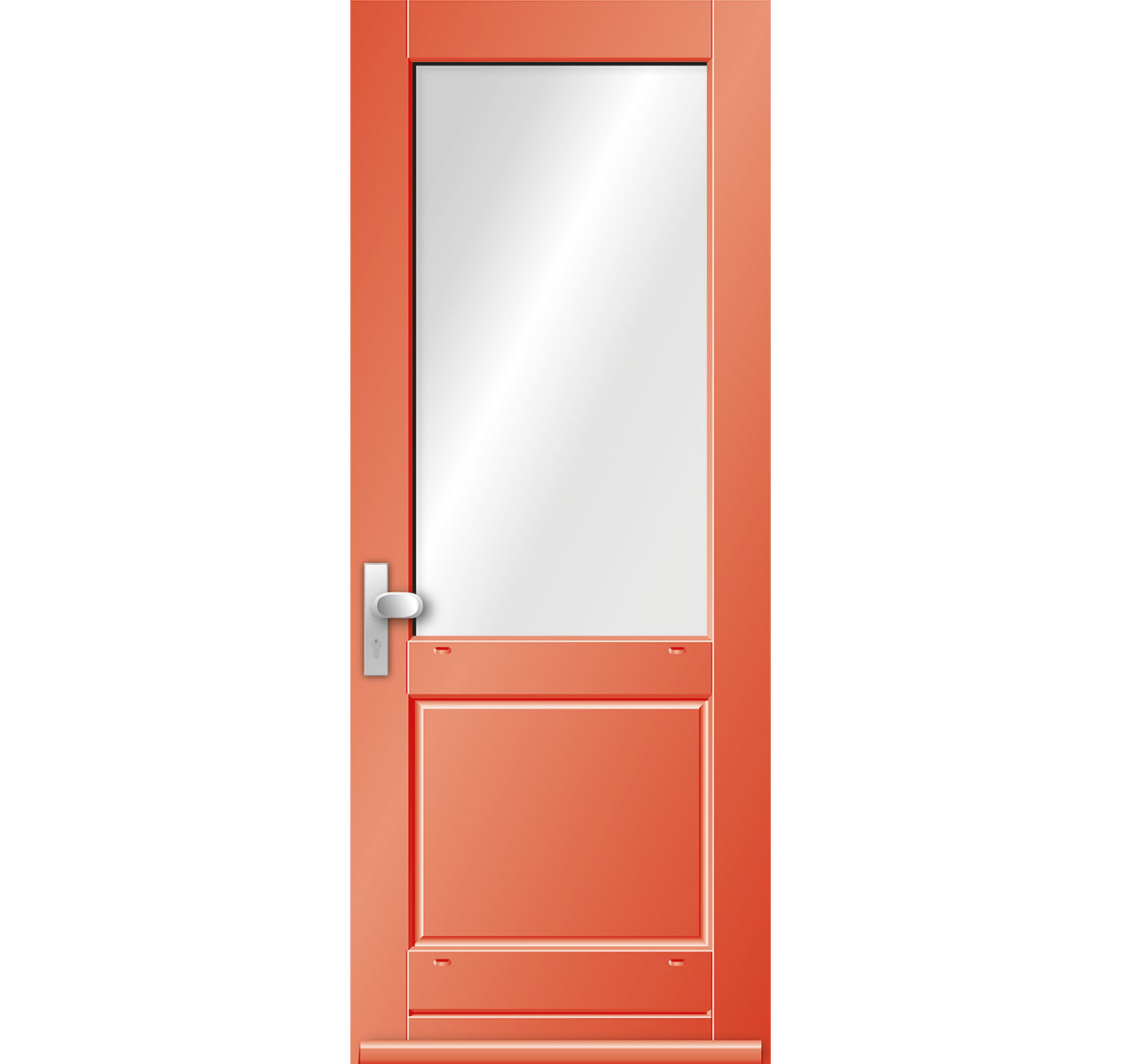 Model 9614N Hardhouten Voordeur