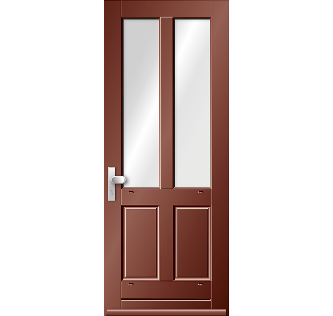 Model 9615N Hardhouten Voordeur