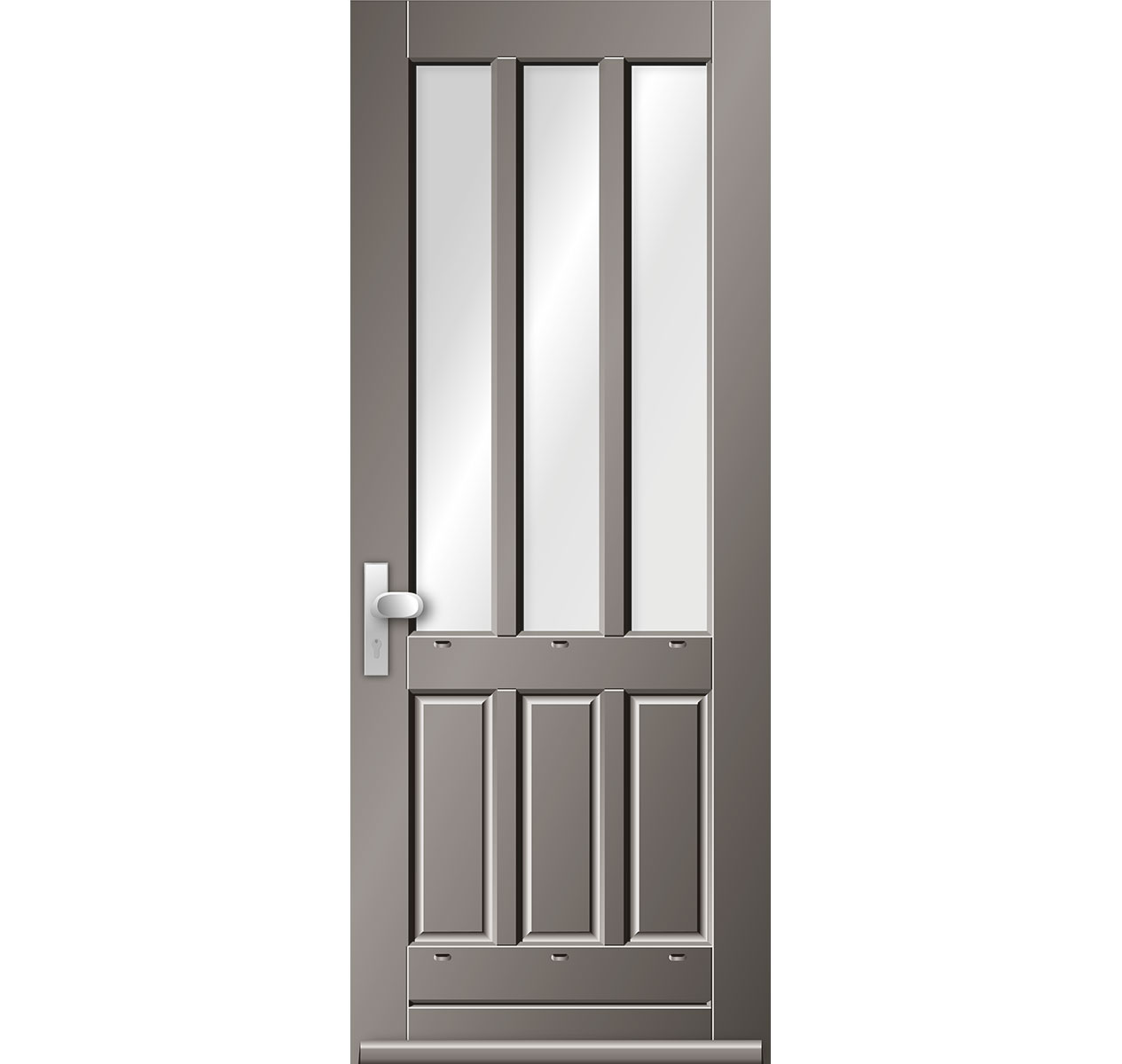 Model 9617N Hardhouten Voordeur