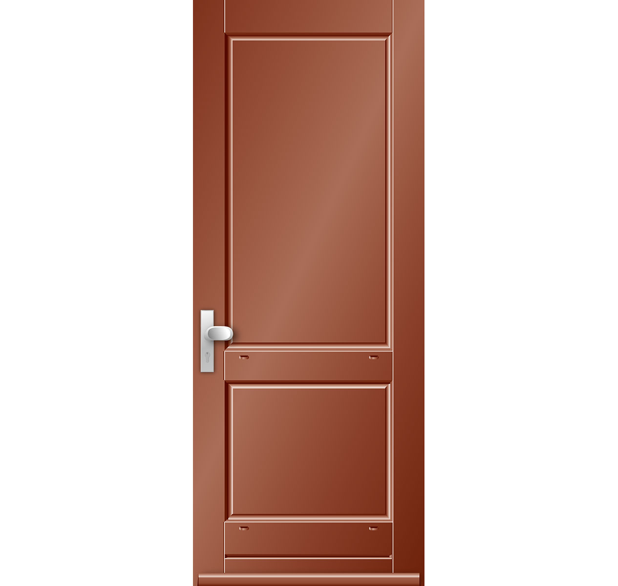 Model 9618N Hardhouten Voordeur