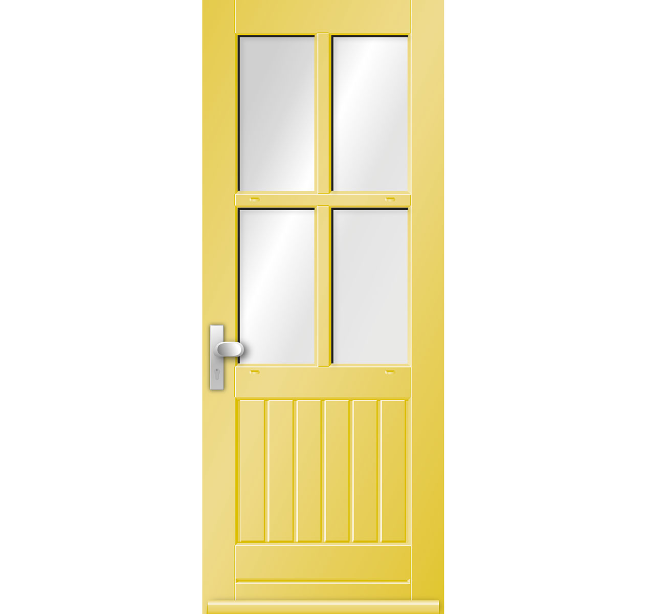Model 9620N Hardhouten Voordeur