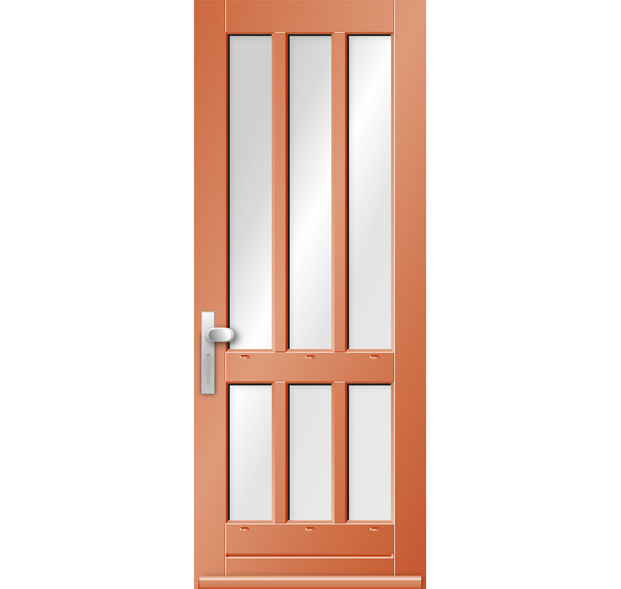 Model 9622N Hardhouten Voordeur
