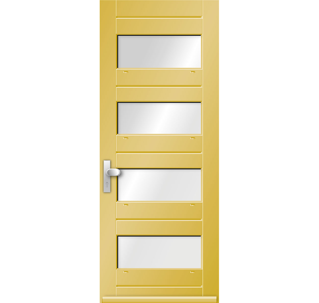 Model 9624N Hardhouten Voordeur