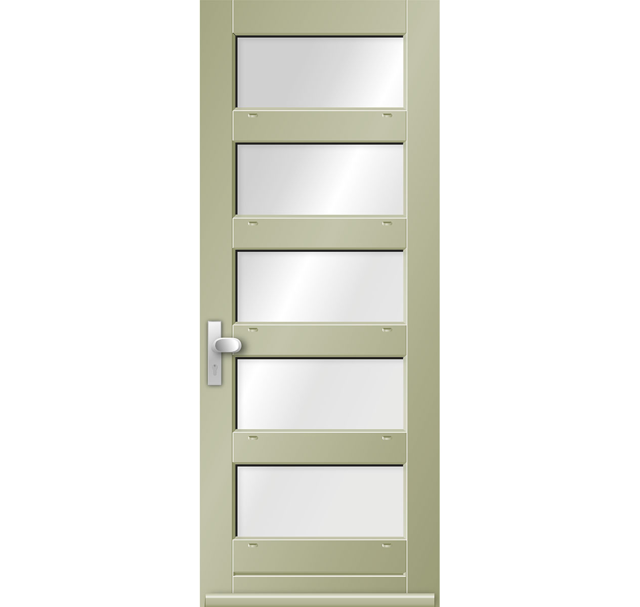 Model 9627N Hardhouten Voordeur