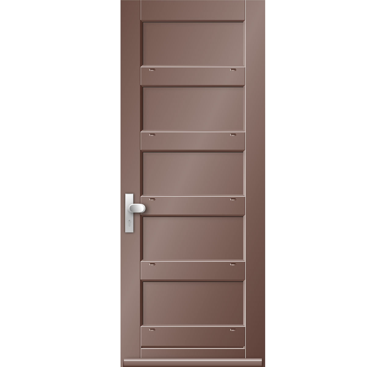 Model 9629N Hardhouten Voordeur
