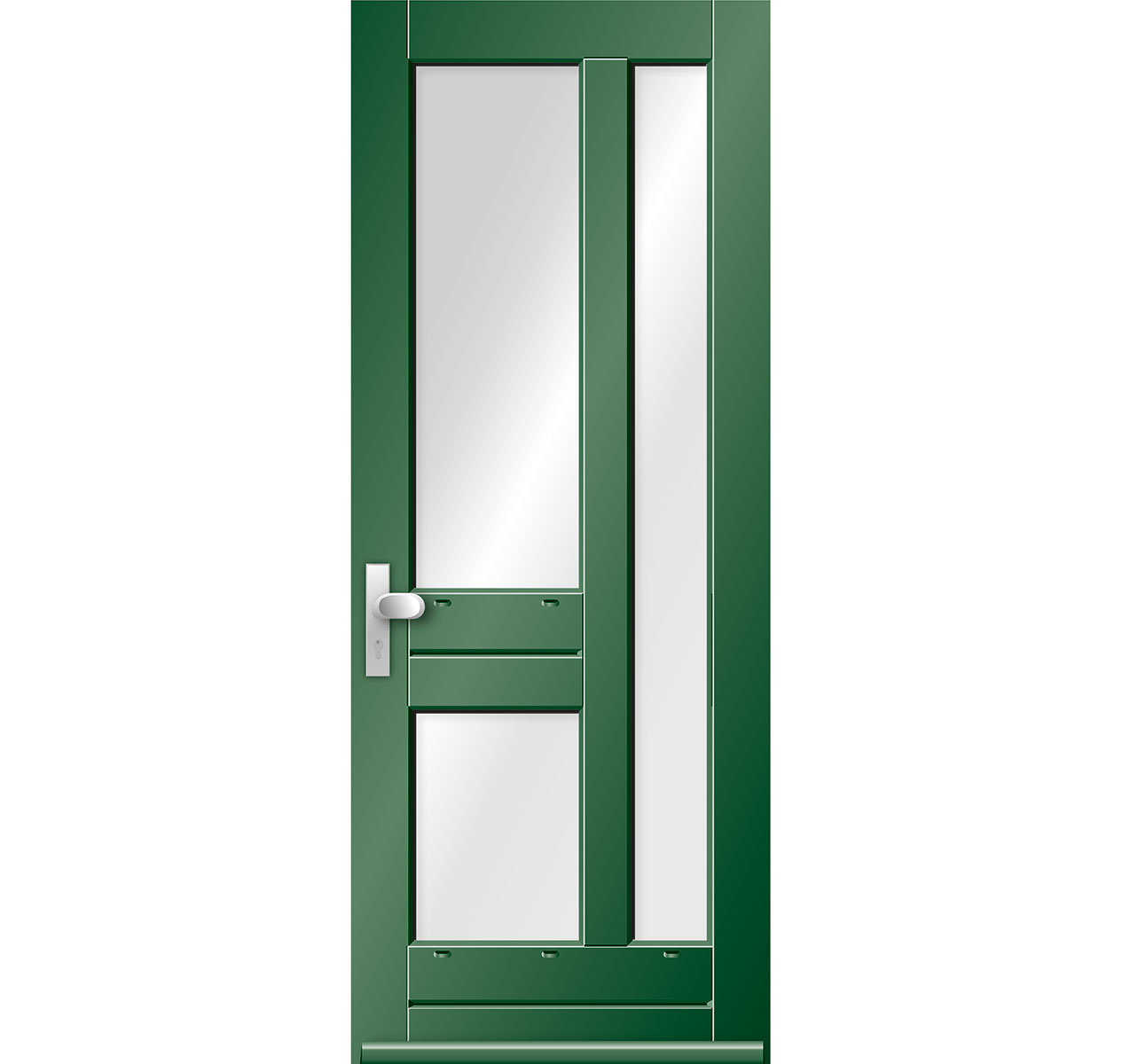 Model 9631N Hardhouten Voordeur