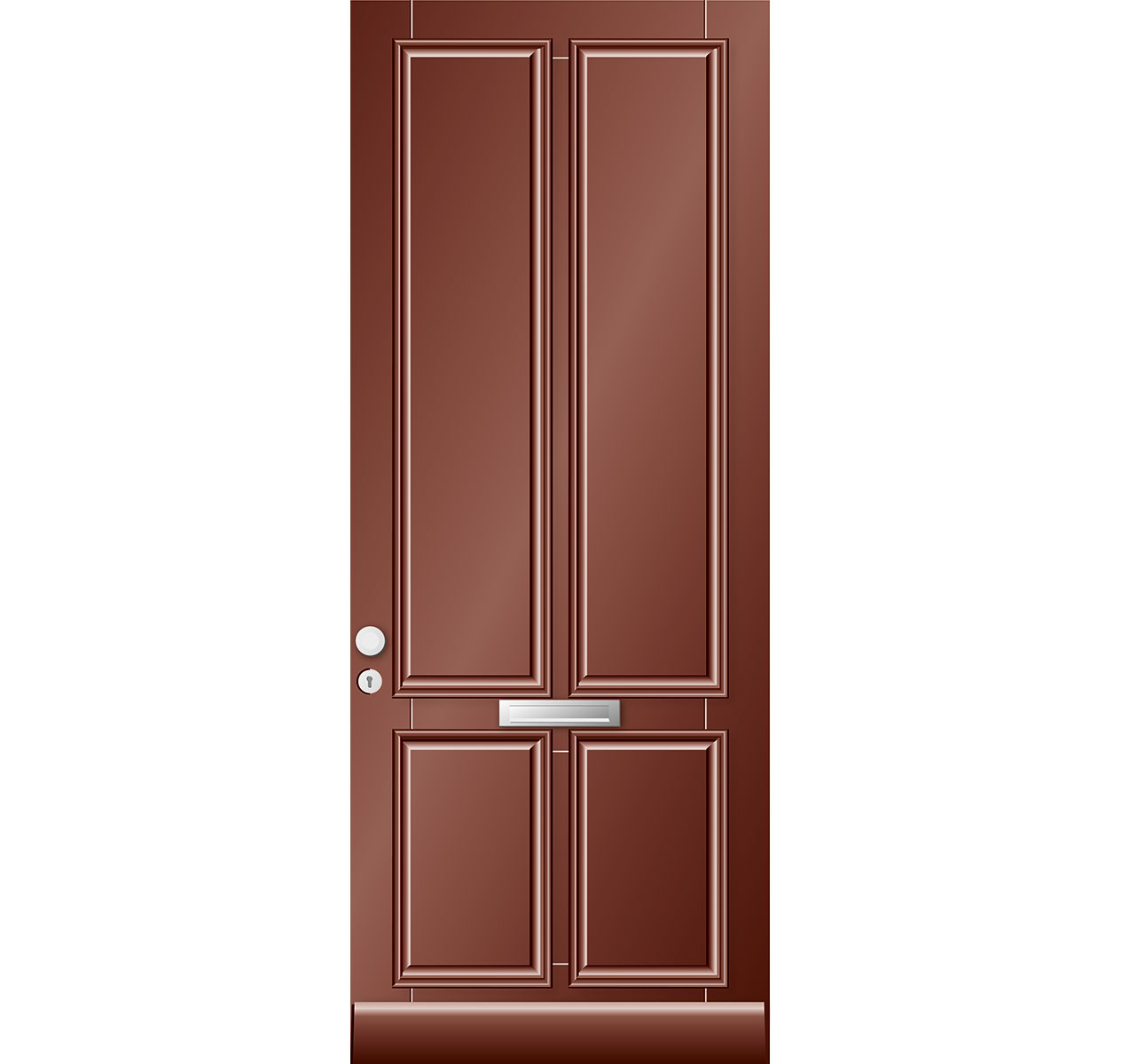 Model 9640N Hardhouten Voordeur