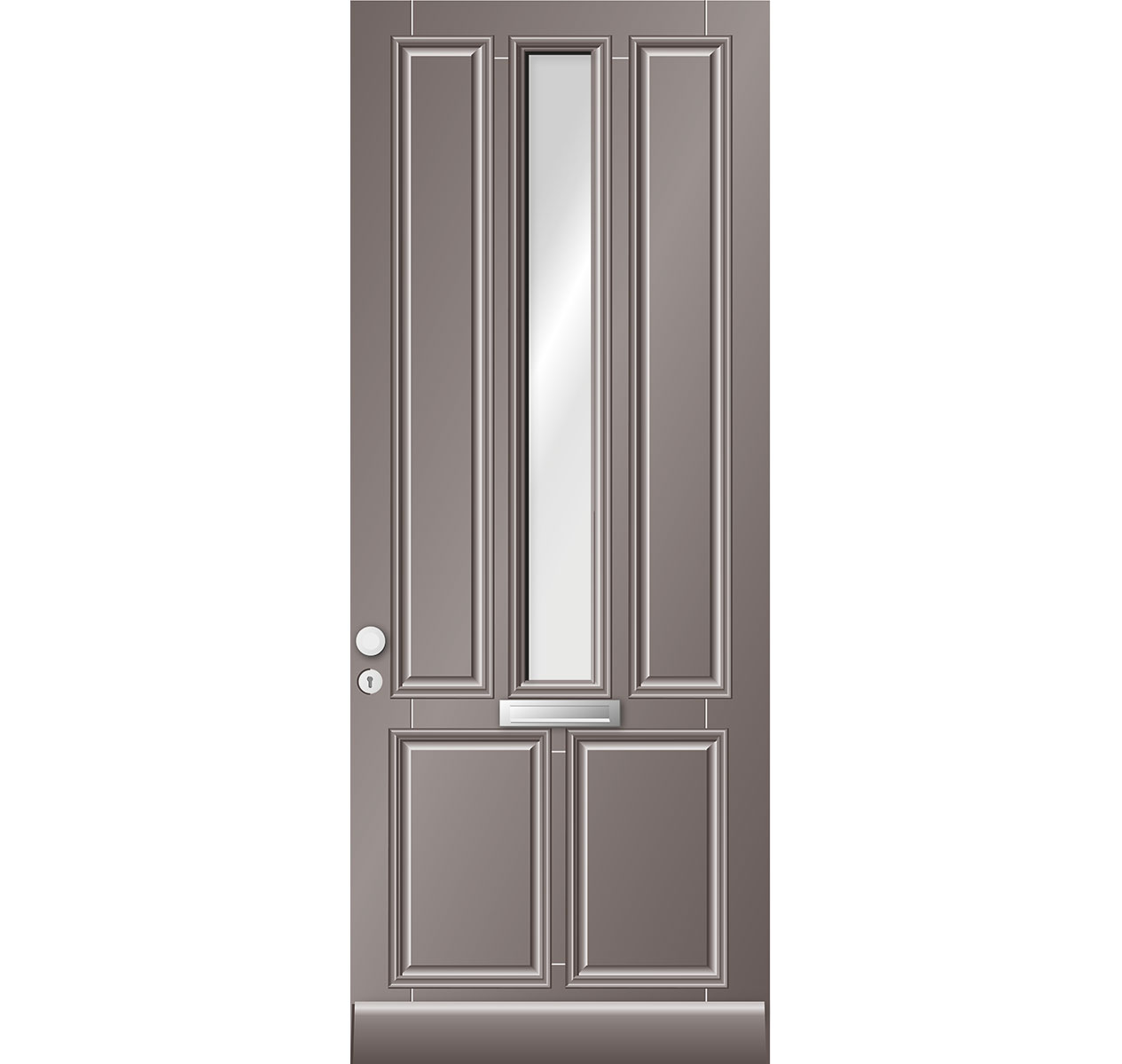 Model 9641N Hardhouten Voordeur