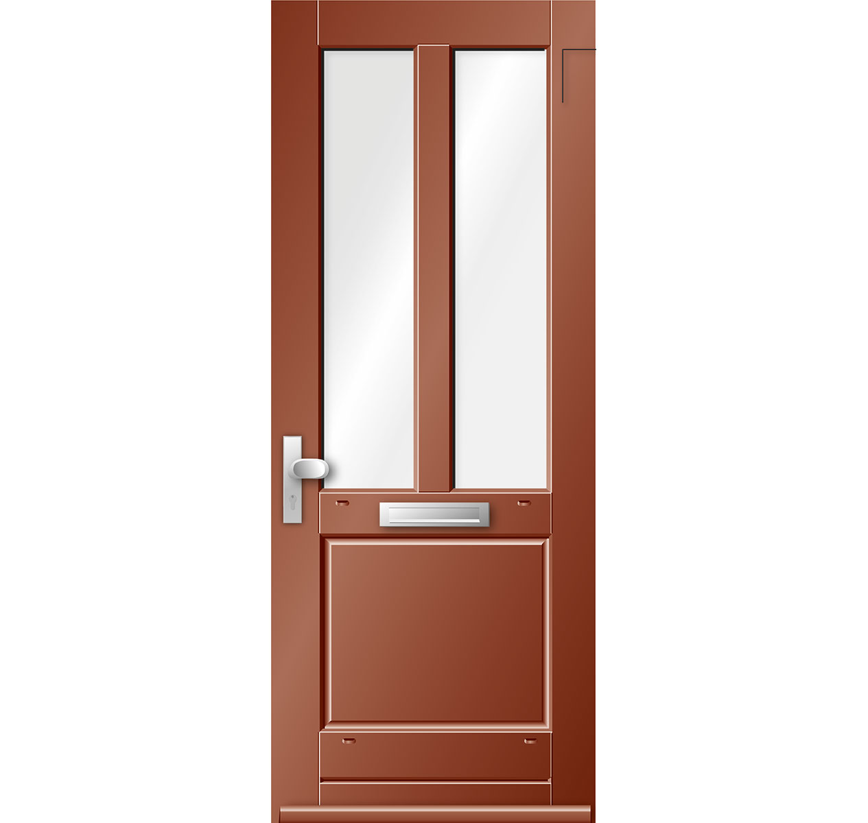 Model 9645N Hardhouten Voordeur