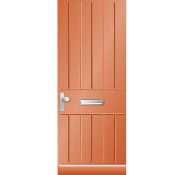 Model 9821N Geïsoleerde Voordeur